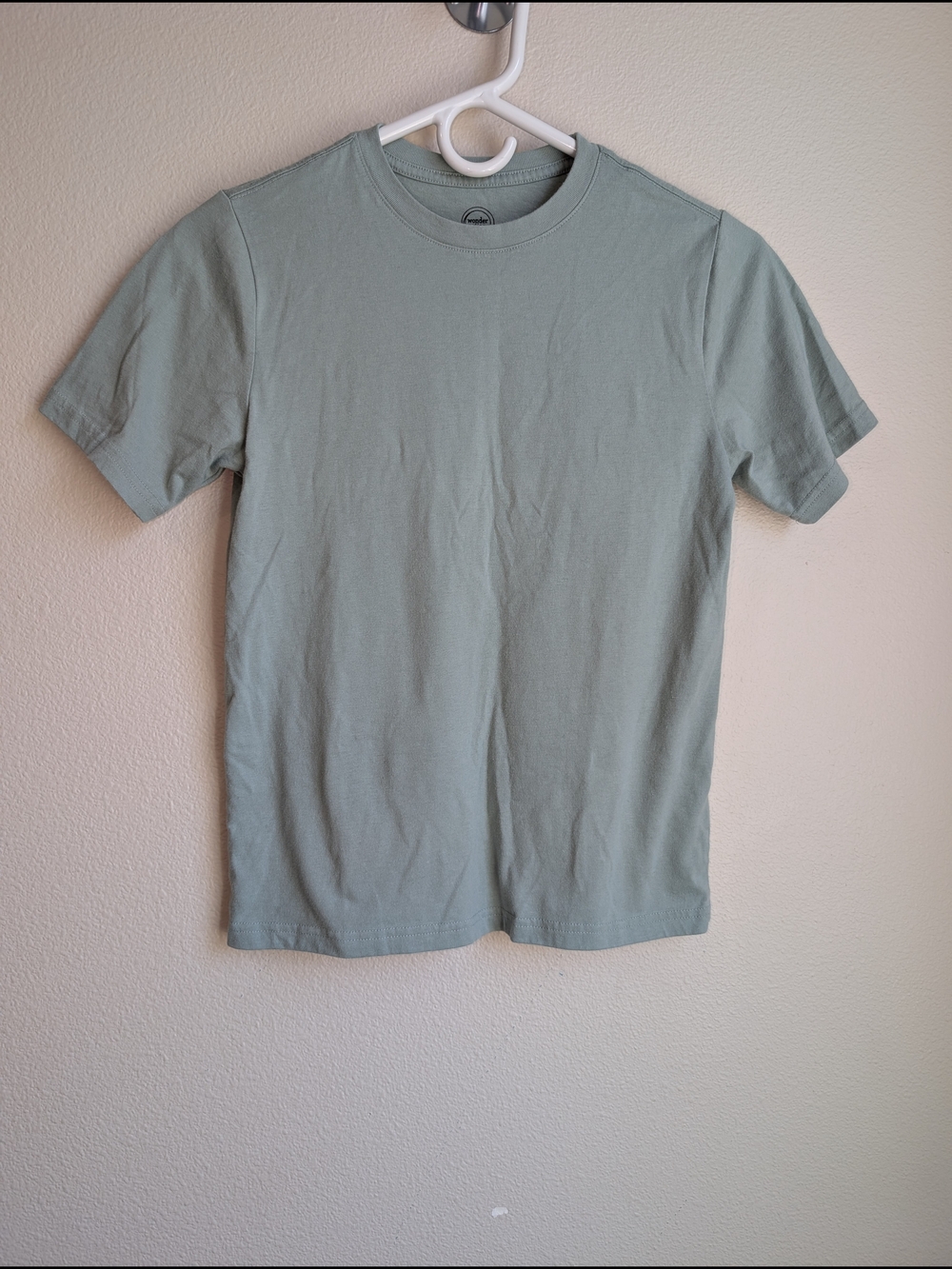 wonder nation Sage Green Crew Neck Short Sleeve Tee Boys Size L